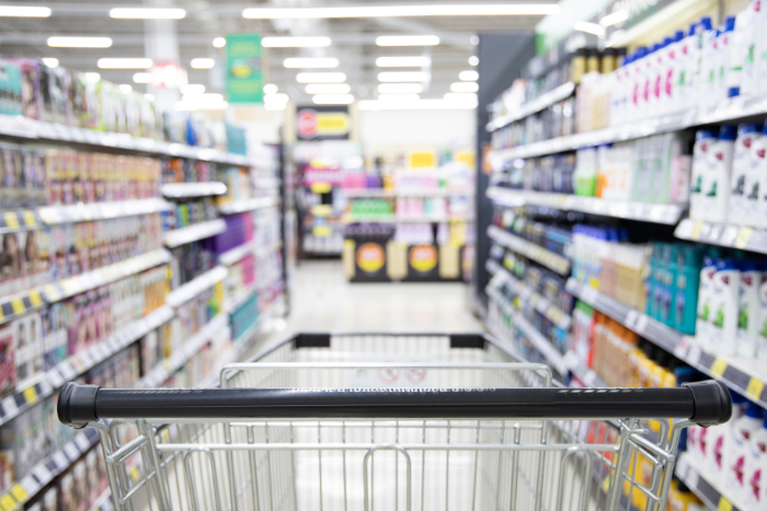 visibilità nel marketing come quando fai la spesa al supermercato spostando il carrello tra gli scaffali